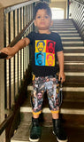 Post Malone Punk Shorts for kids Music Fans