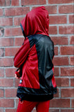 Red Thriller Jacket for Kids in  Vegan Leather Unisex Michael Jackson Fans